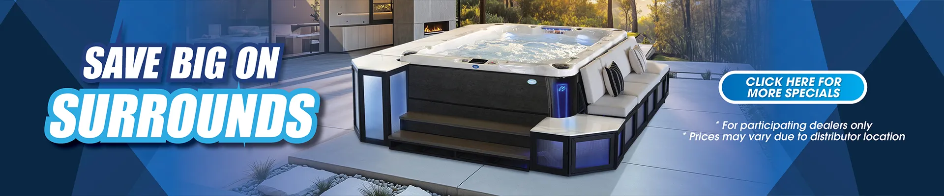 Calspas hot tub being used in a family setting - Fargo